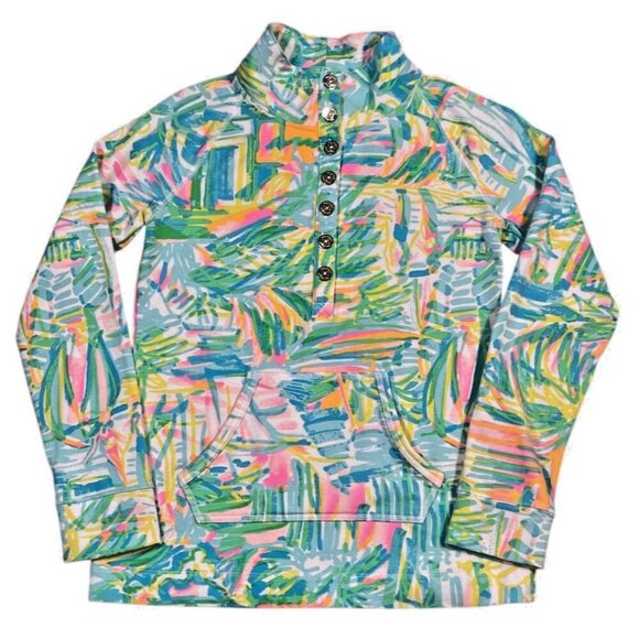 Lilly Pulitzer Sea Salt & Sun UPF 50+ Captain Popover – Small - Picture 1 of 11